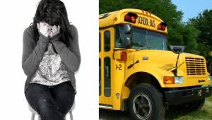 En teenagepige fik pludselig menstruation, men hun sad i bussen. Så gik en kamme